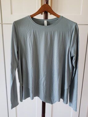 Lululemon Shirt Womens 6 Blue Sportswear Long Sleeve